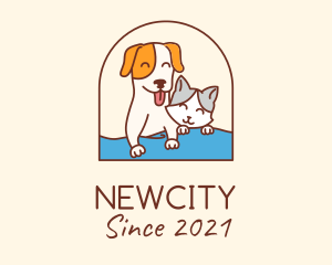 Pet Cat Dog logo design