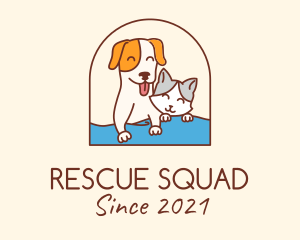Rescue - Pet Cat Dog logo design