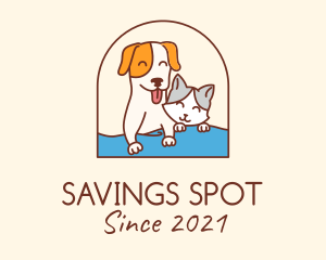 Pet Cat Dog logo design