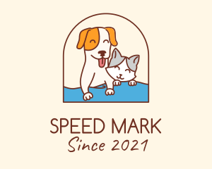 Pet Cat Dog logo design