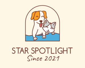 Pet Cat Dog logo design