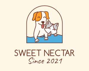 Pet Cat Dog logo design