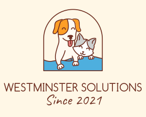 Pet Cat Dog logo design