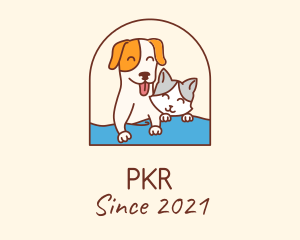 Pet Cat Dog logo design