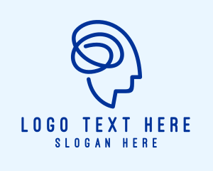 Psychiatry - Human Mind Memory logo design