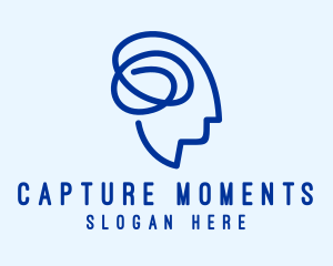 Tutorial Center - Human Mind Memory logo design