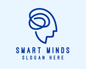 Human Mind Memory logo design