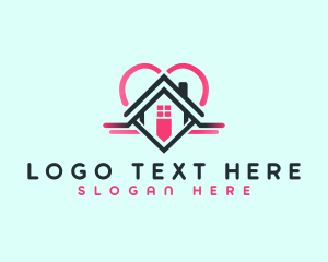 Insurance - House Heart Shelter logo design