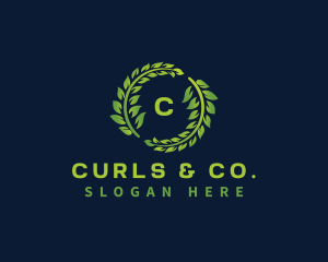 Laurel Wreath Plant logo design