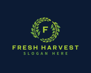 Produce - Laurel Wreath Plant logo design