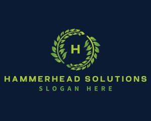 Laurel Wreath Plant logo design