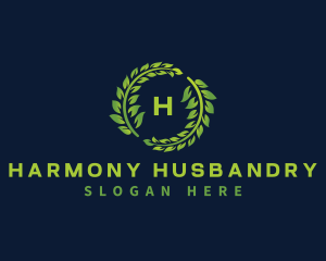 Laurel Wreath Plant logo design