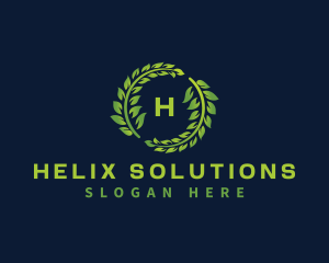 Laurel Wreath Plant logo design