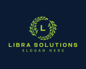 Laurel Wreath Plant logo design