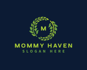 Laurel Wreath Plant logo design