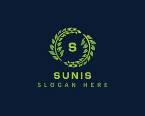 Laurel Wreath Plant logo design