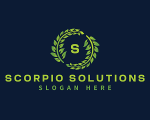 Laurel Wreath Plant logo design