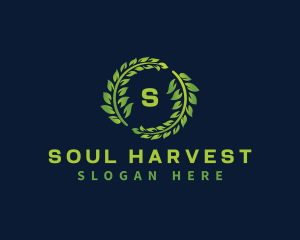 Laurel Wreath Plant logo design