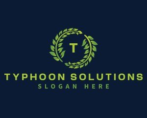 Laurel Wreath Plant logo design