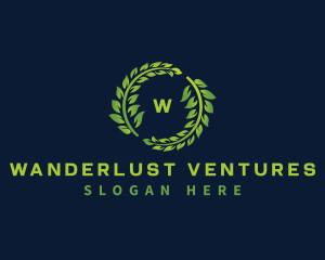 Laurel Wreath Plant logo design