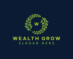 Laurel Wreath Plant logo design