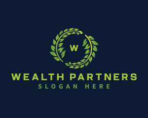 Laurel Wreath Plant logo design