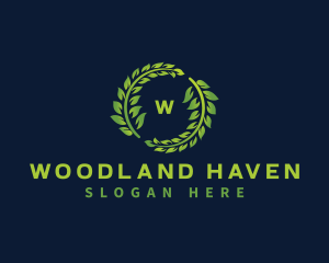 Laurel Wreath Plant logo design