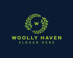 Laurel Wreath Plant logo design