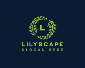 Laurel Wreath Plant logo design