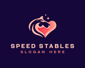 Horse Racing - Horse Heart Vet logo design