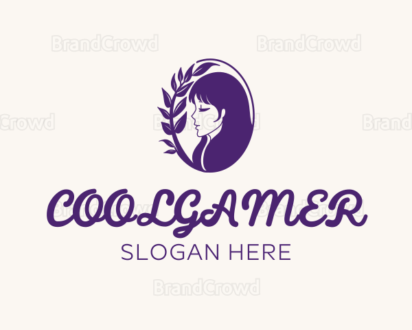 Woman Organic Hair Logo