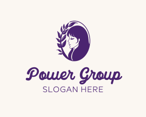 Woman Organic Hair Logo