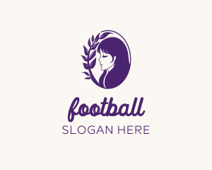 Violet - Woman Organic Hair logo design