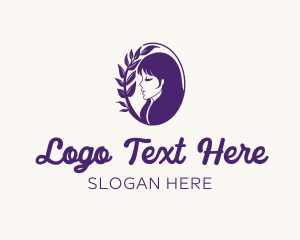 Cosmetics - Woman Organic Hair logo design