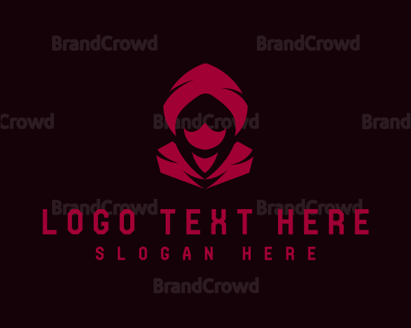 Mask Hood Hacker Logo
