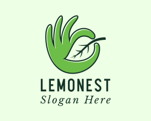 Leaf Farmer Hand Logo