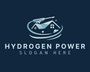 Clean Power Washer logo design