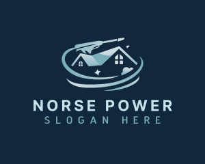 Clean Power Washer logo design