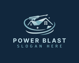 Clean Power Washer logo design