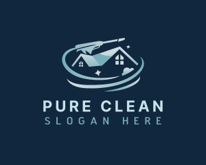 Clean Power Washer logo design