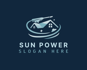 Clean Power Washer logo design