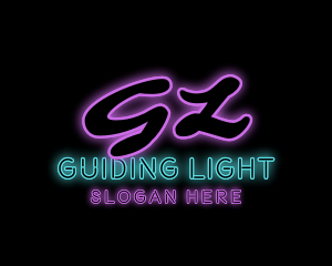 Neon Club Pub Bar logo design