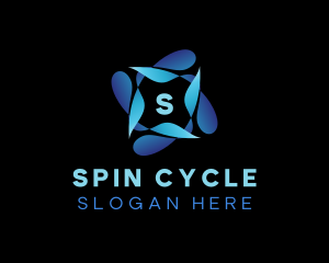 Spin - Tech Digital Ai logo design