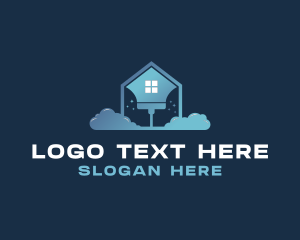 Cleaning - Home Cleaning Squeegee logo design