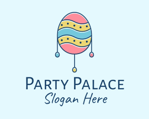 Pastel Easter Egg logo design