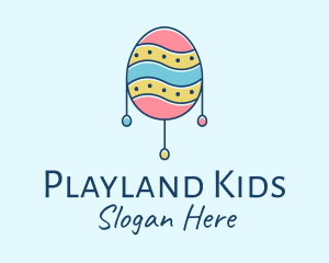 Pastel Easter Egg logo design