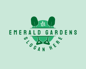 Shovel Leaf Garden logo design