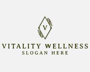 Floral Shield Wellness logo design