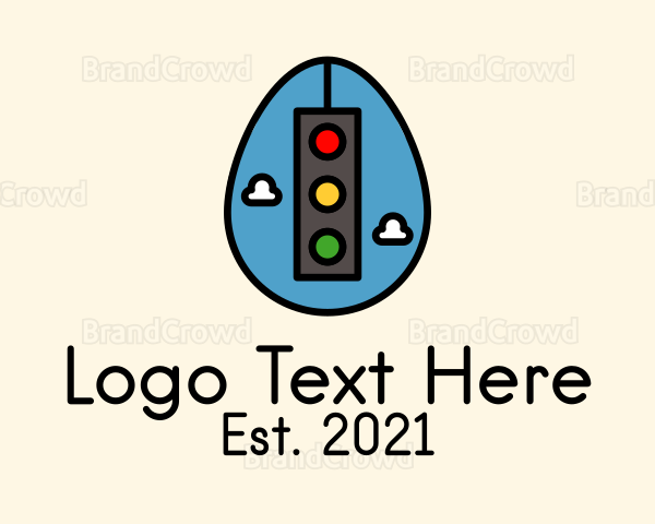 Stoplight Easter Egg Logo