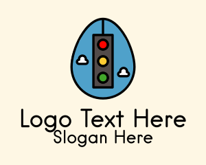 Stoplight Easter Egg Logo